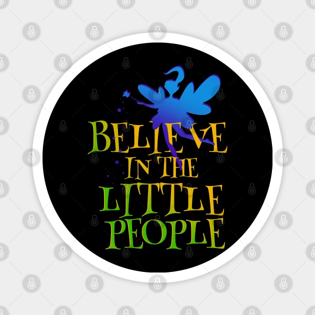 Magical Fairy - I Believe in the Little People Magnet by Purple Tee House